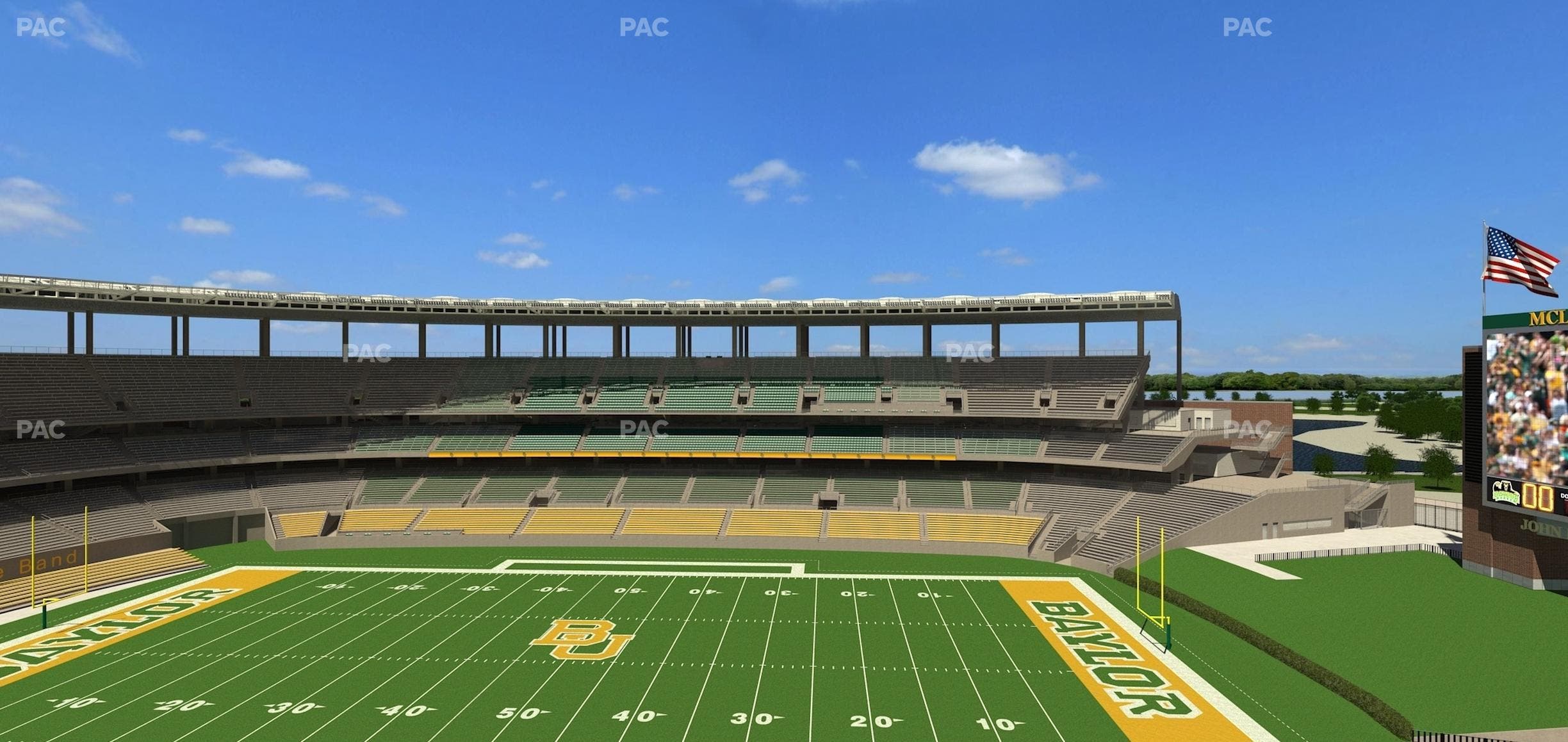 McLane Stadium - Section Loge Box 343 Seat View