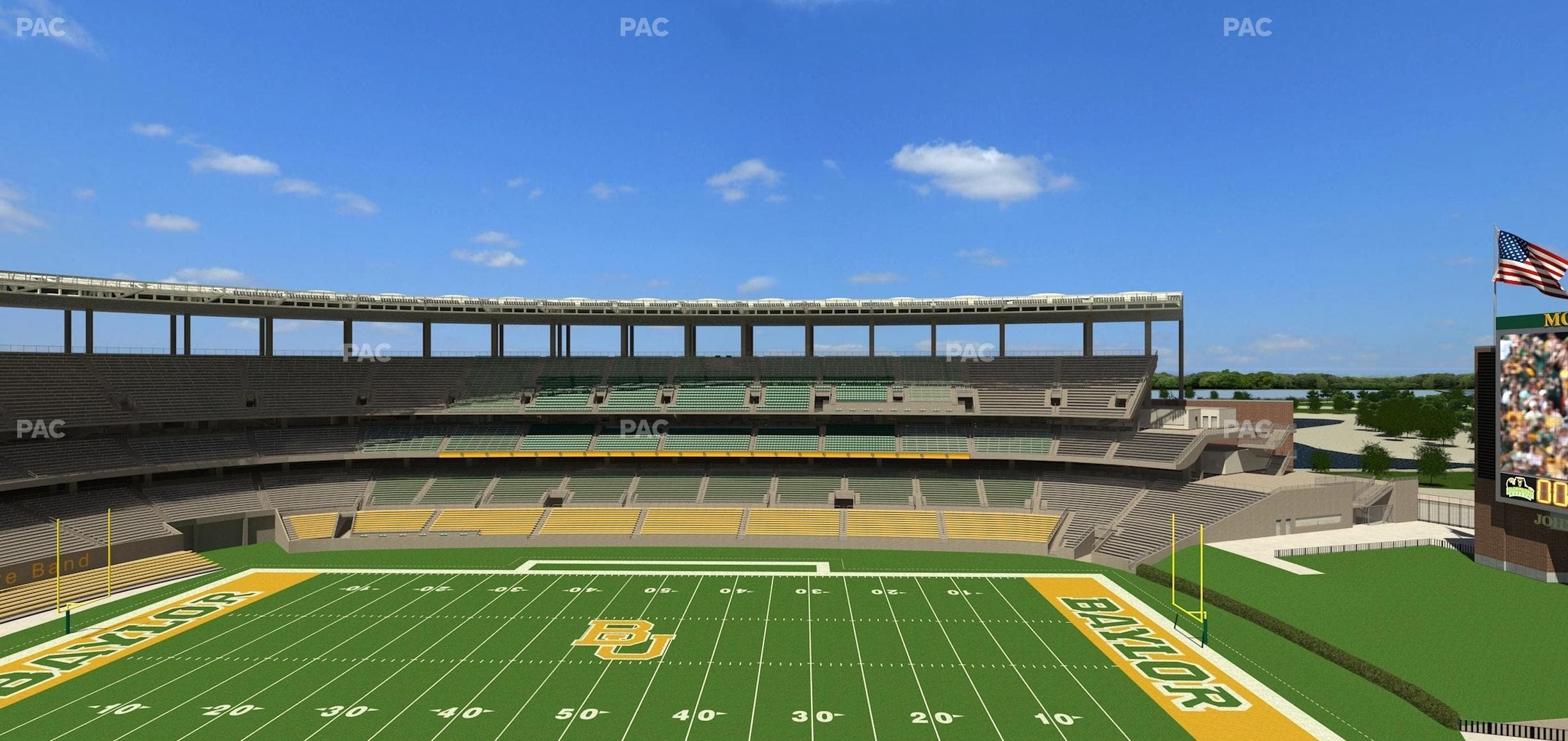 McLane Stadium - Section Loge Box 345 Seat View