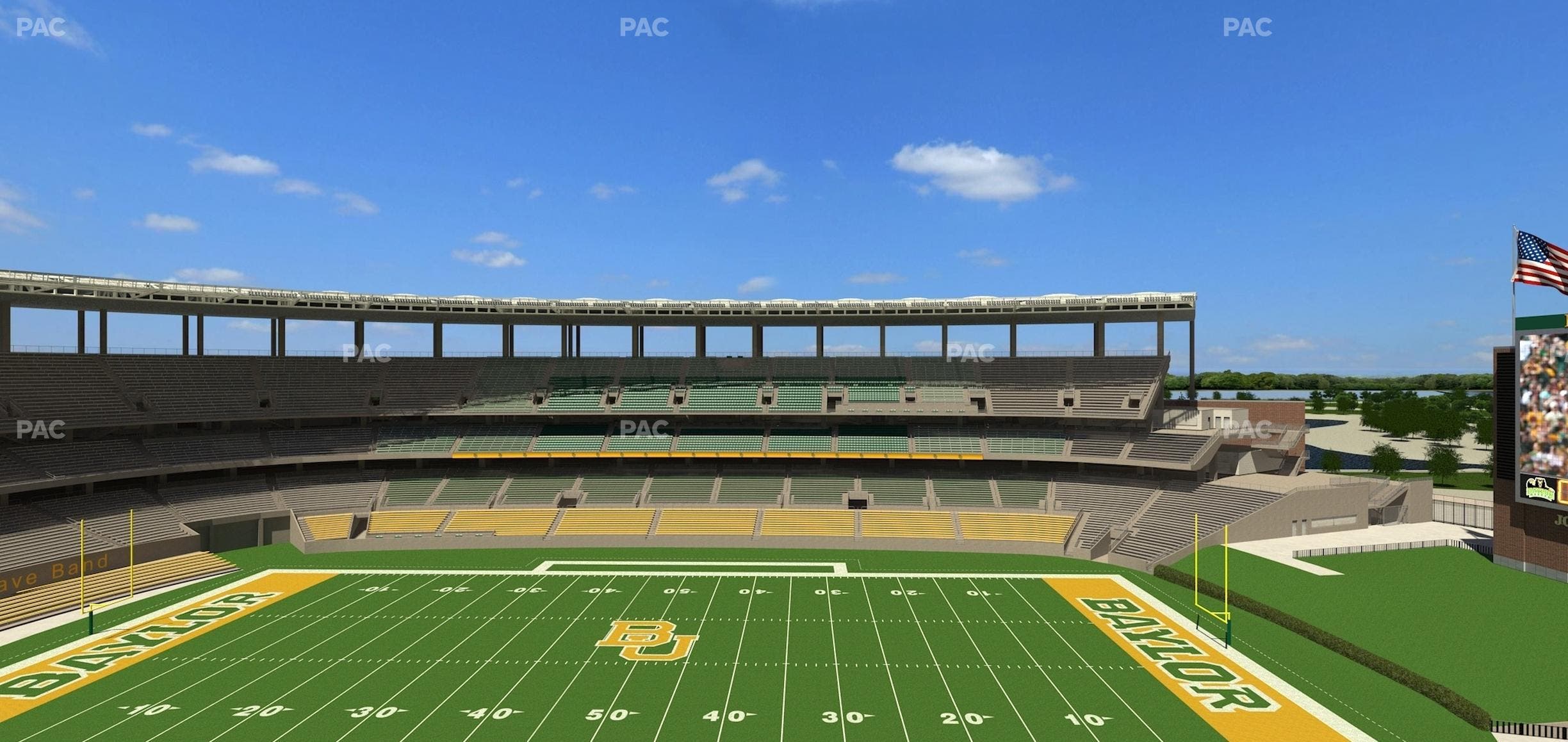McLane Stadium - Section Loge Box 346 Seat View
