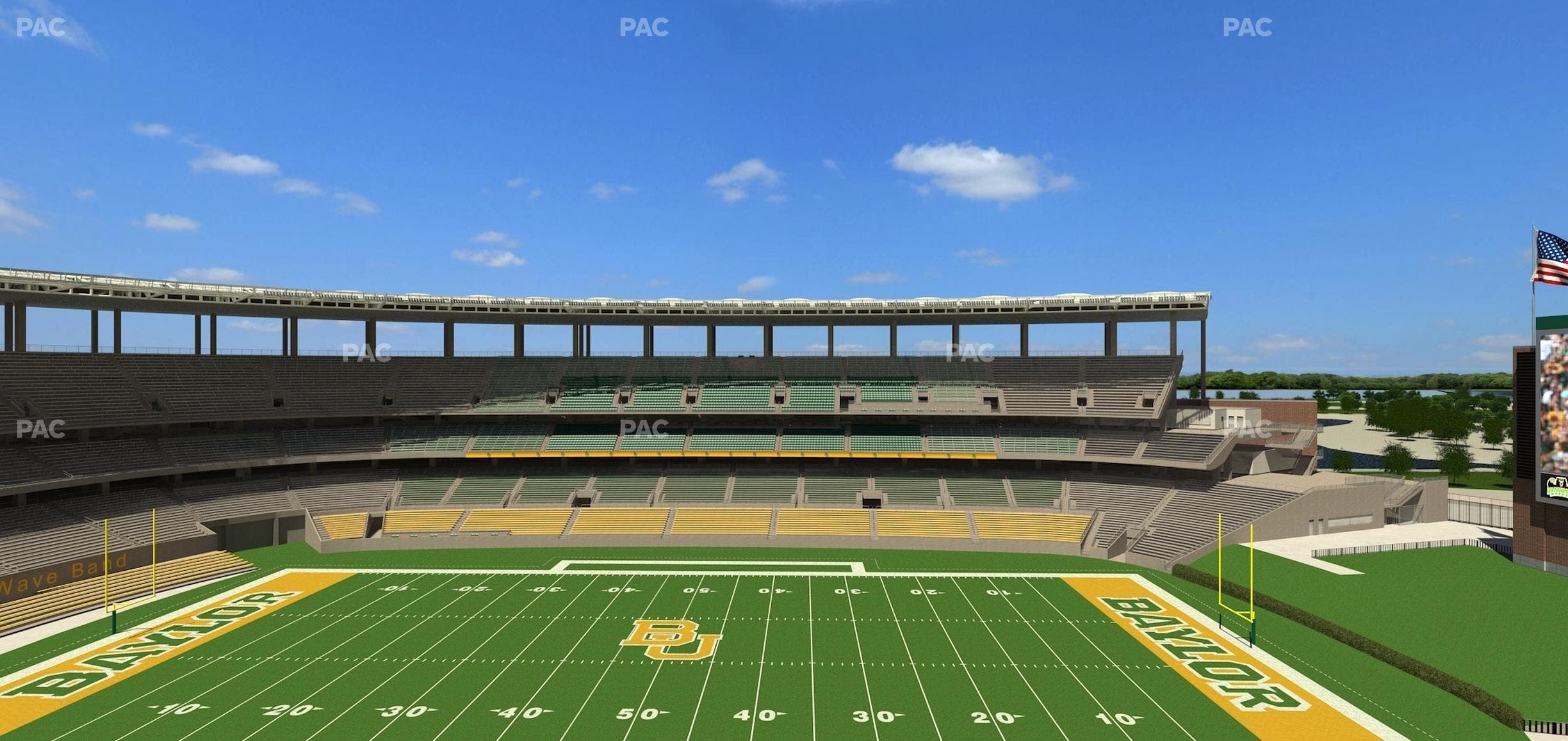 McLane Stadium - Section Loge Box 347 Seat View
