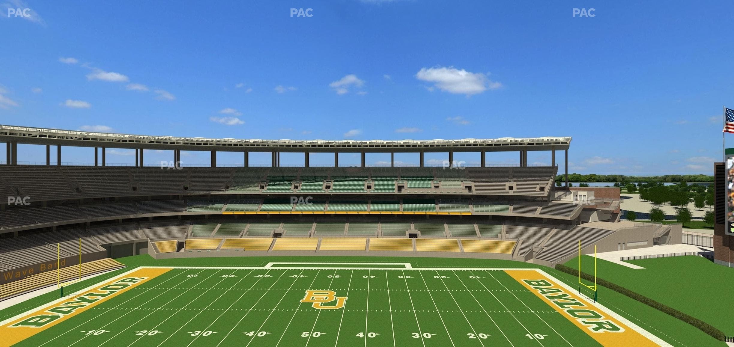 McLane Stadium - Section Loge Box 348 Seat View