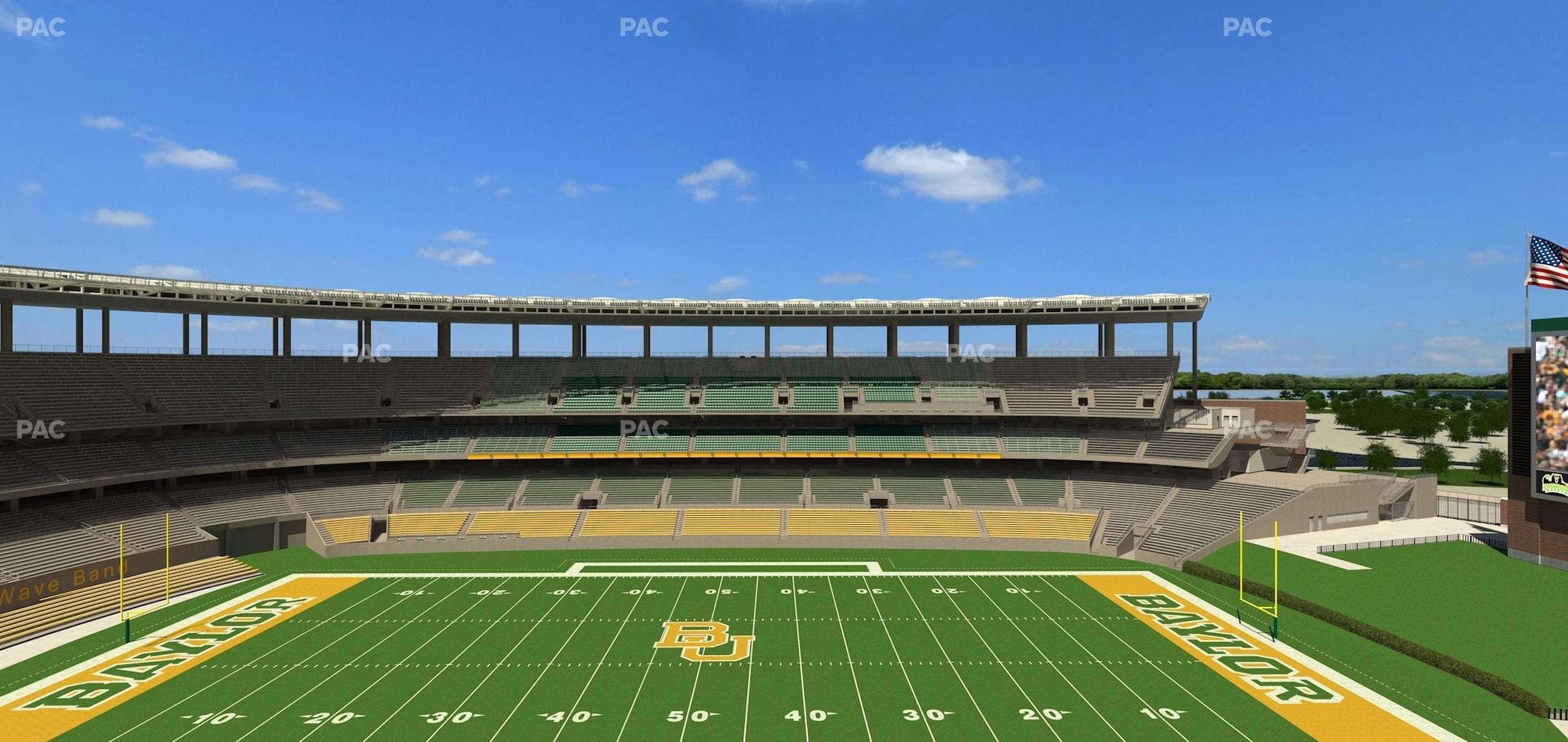 McLane Stadium - Section Loge Box 349 Seat View