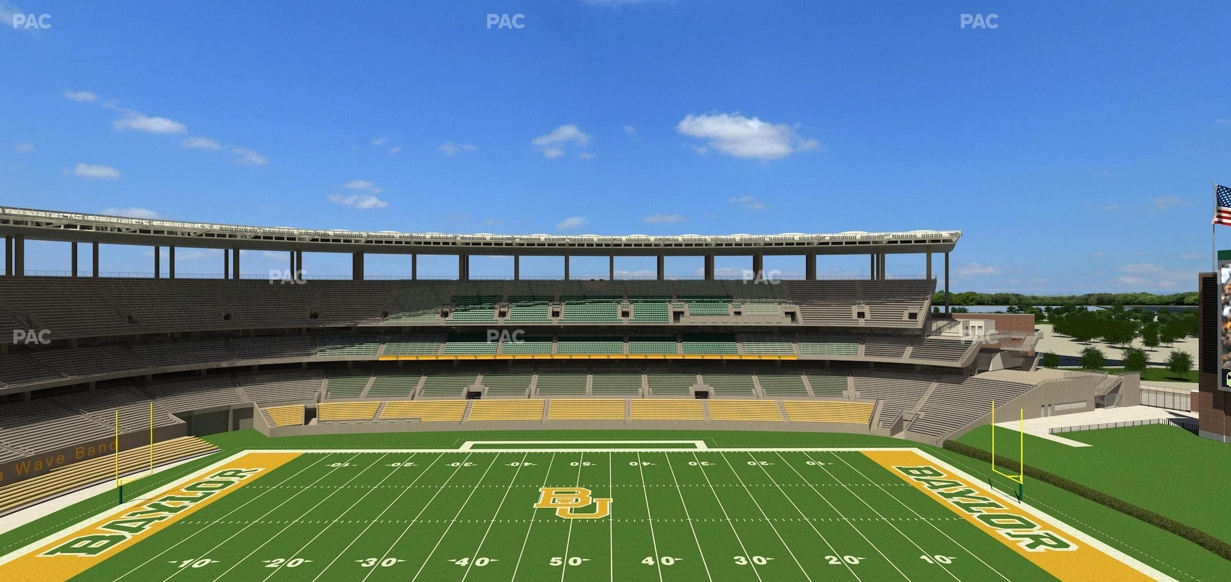 McLane Stadium - Section Loge Box 350 Seat View
