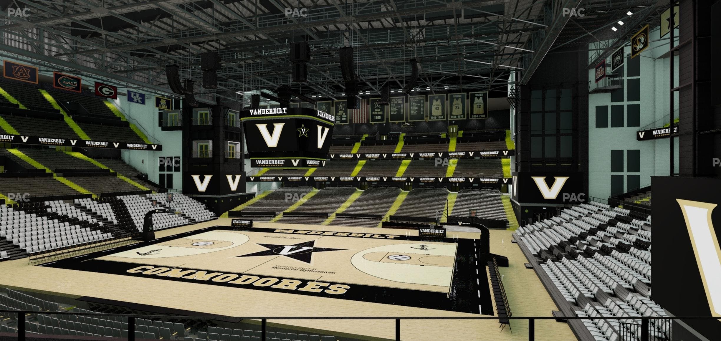 Memorial Gym - Section 2 A Seat View