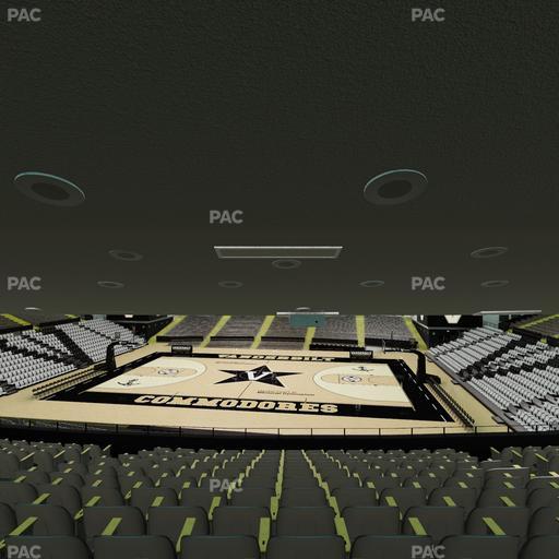 Memorial Gym - Section 2 B Seat View
