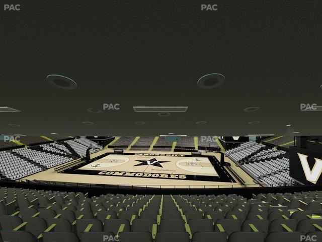 Memorial Gym - Section 2 B Seat View