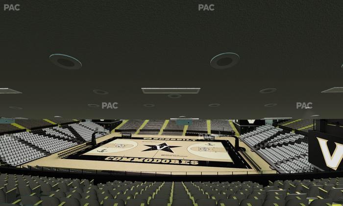 Memorial Gym - Section 2 B Seat View