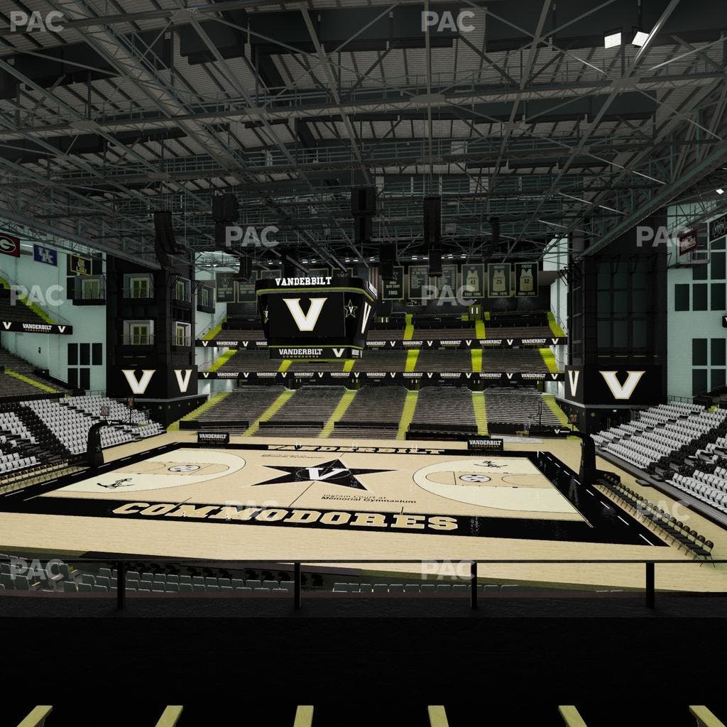 Memorial Gym - Section 2 B Seat View