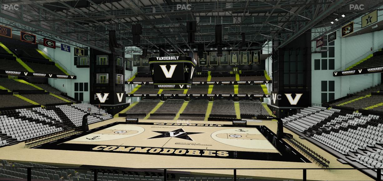Memorial Gym - Section 2 B Seat View
