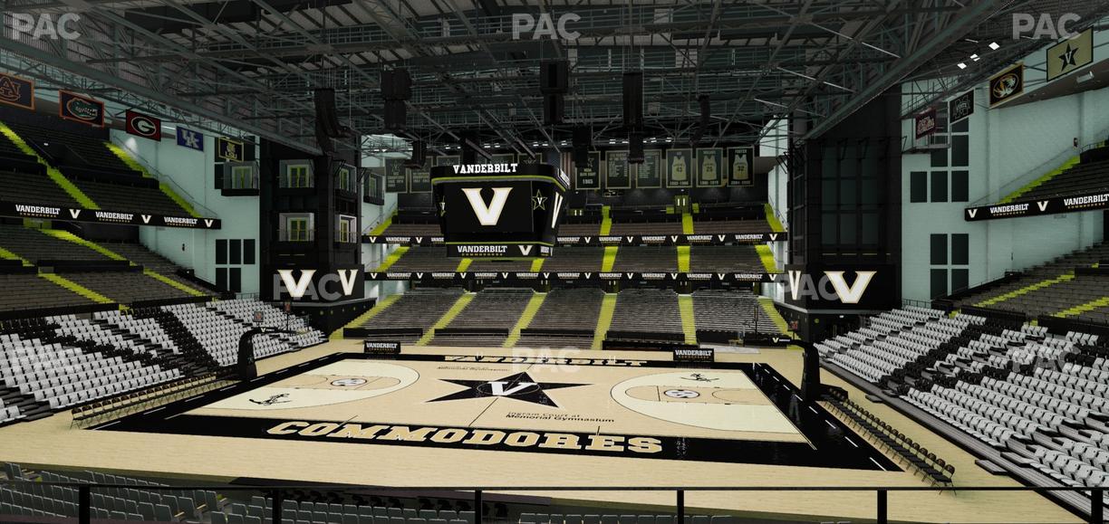 Memorial Gym - Section 2 B Seat View