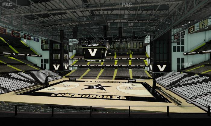 Memorial Gym - Section 2 B Seat View
