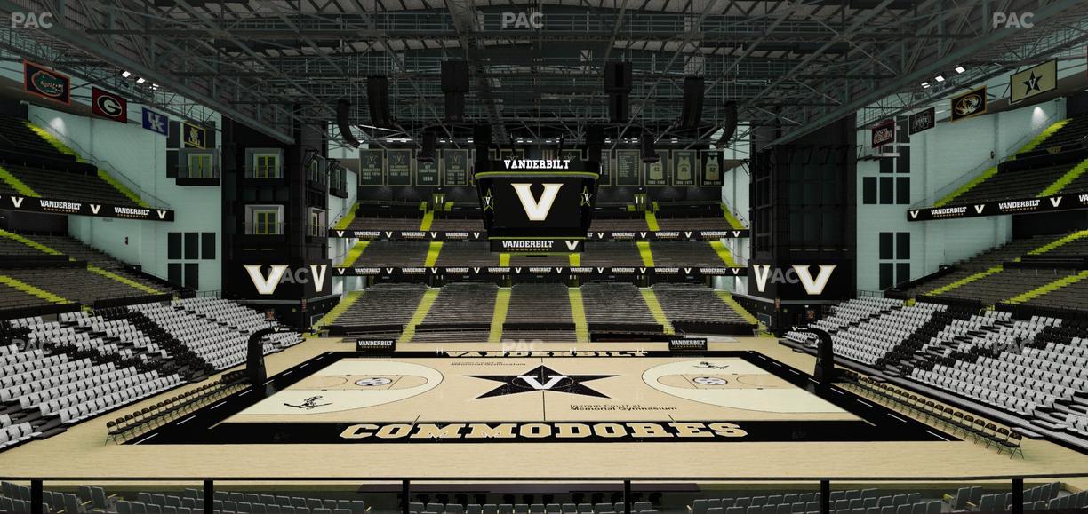 Memorial Gym - Section 2 C Seat View