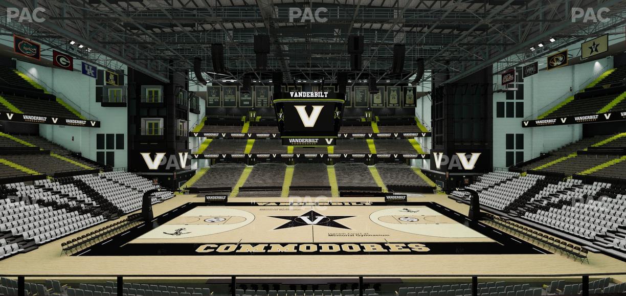 Memorial Gym - Section 2 C Seat View