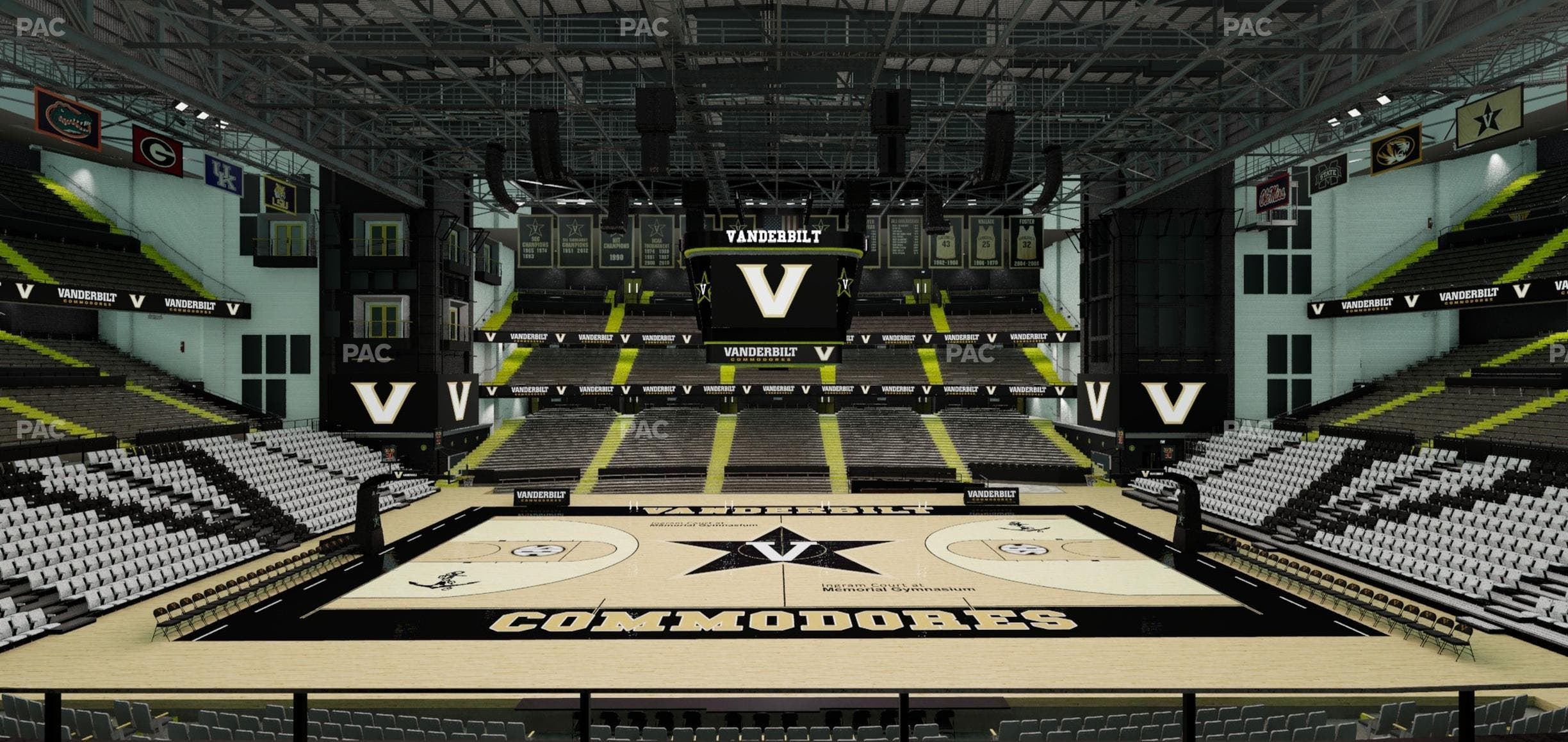 Memorial Gym - Section 2 C Seat View