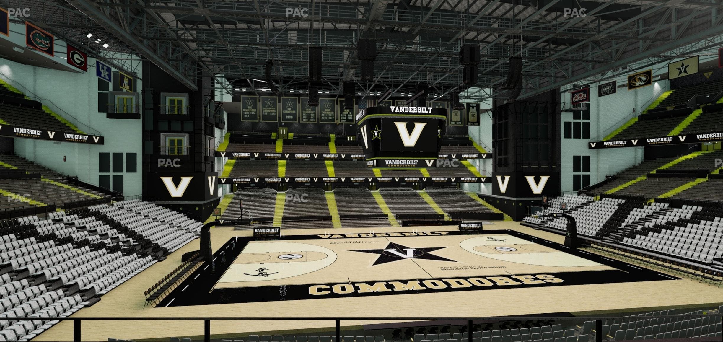 Memorial Gym - Section 2 D Seat View