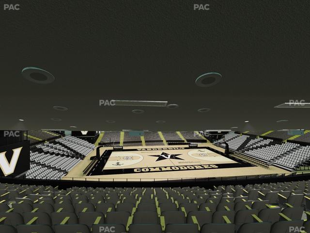 Memorial Gym - Section 2 D Seat View
