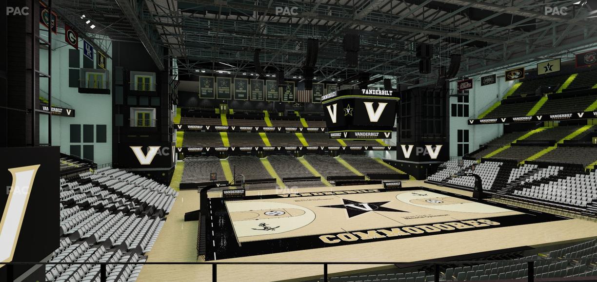 Memorial Gym - Section 2 E Seat View