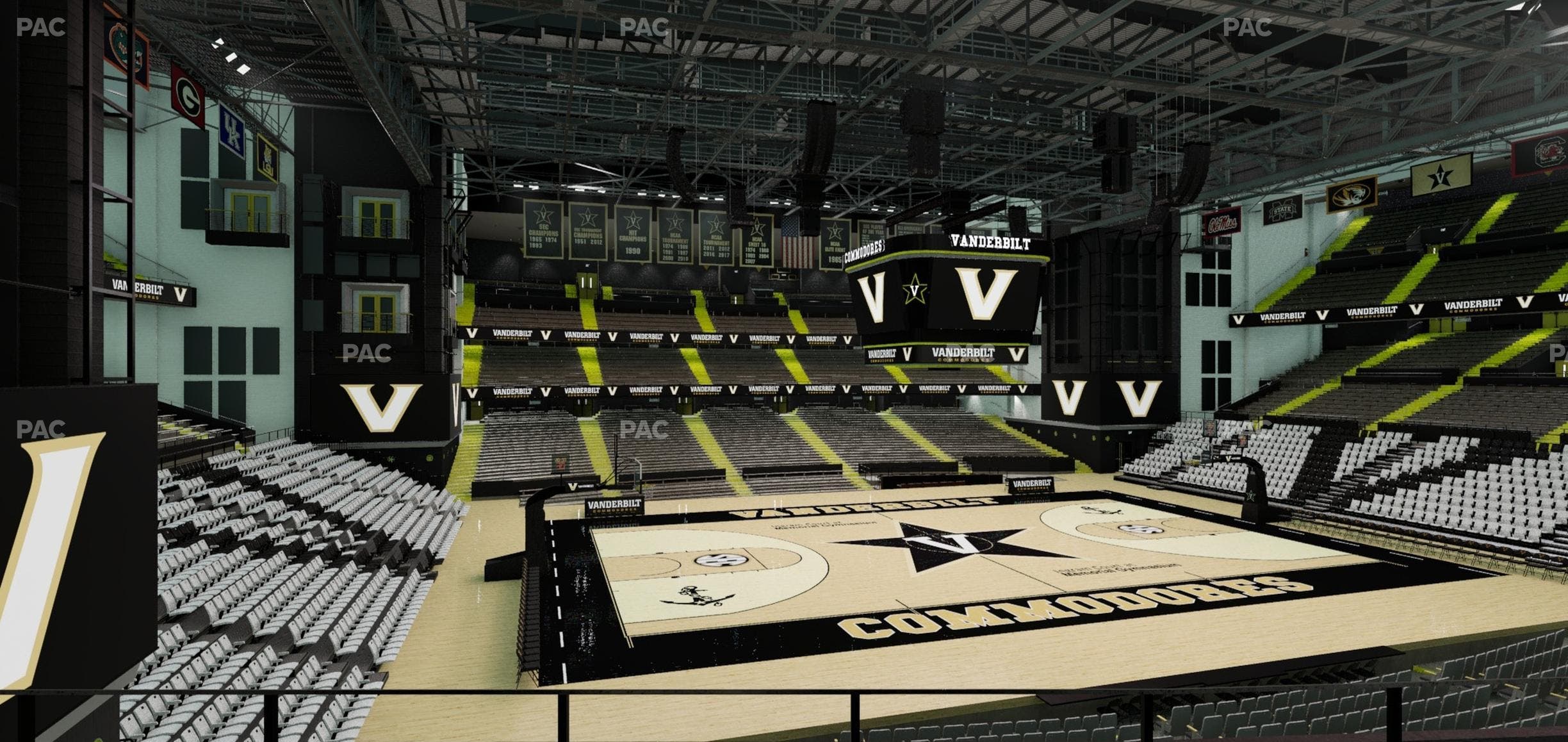 Memorial Gym - Section 2 E Seat View