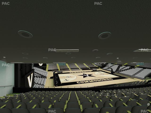 Memorial Gym - Section 2 E Seat View