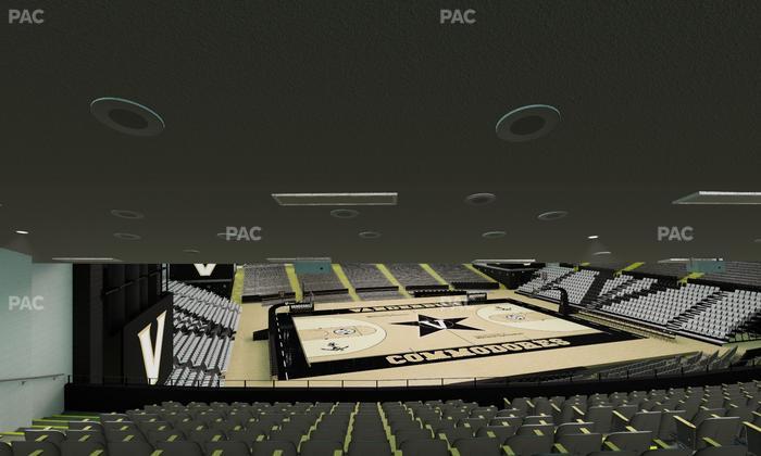 Memorial Gym - Section 2 E Seat View