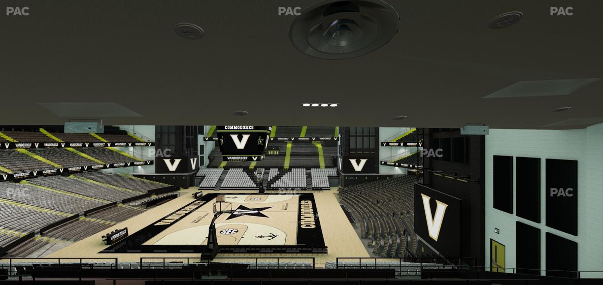 Memorial Gym - Section 2 F Seat View