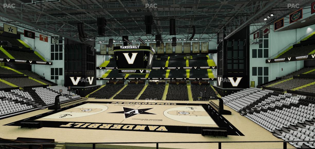 Memorial Gym - Section 2 H Seat View