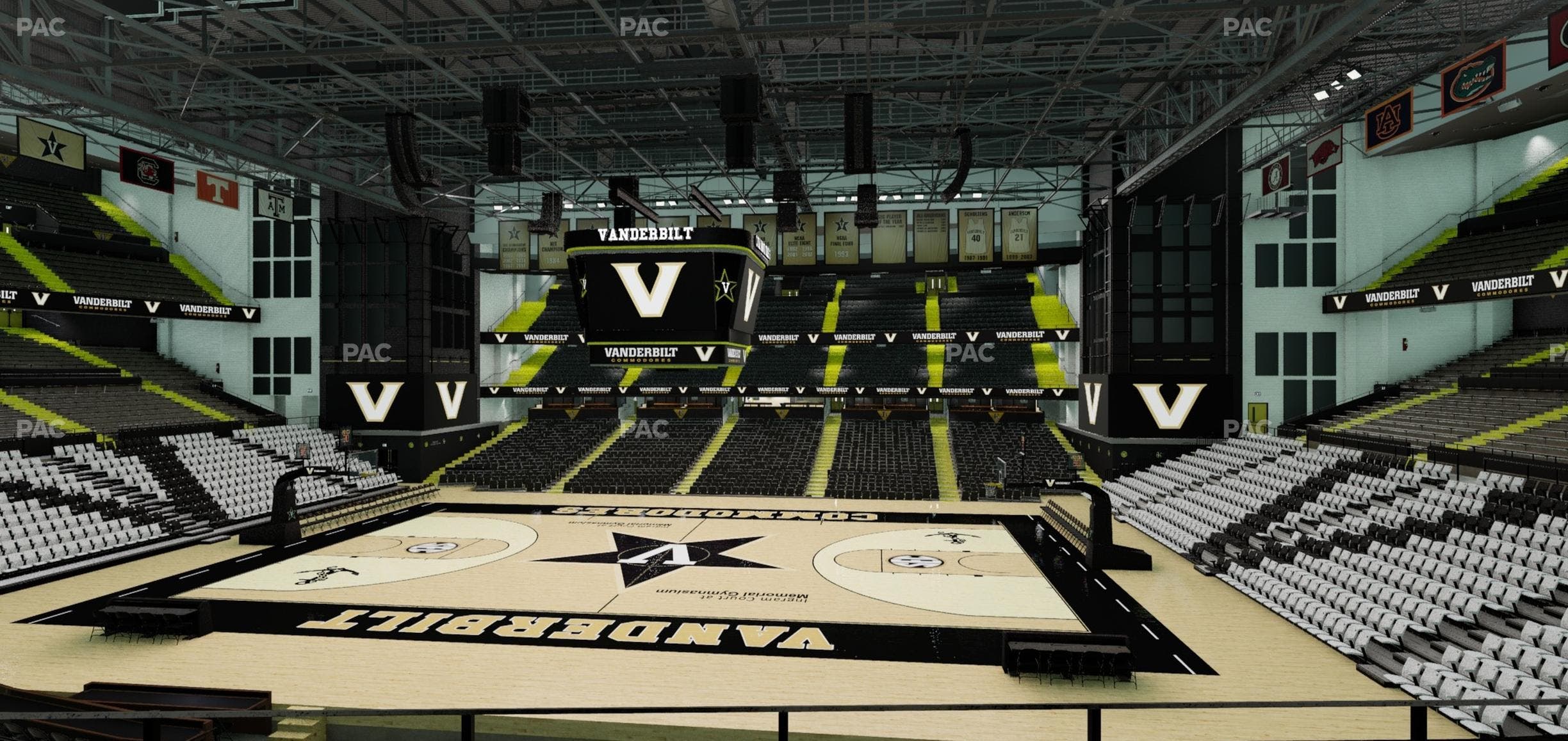 Memorial Gym - Section 2 H Seat View