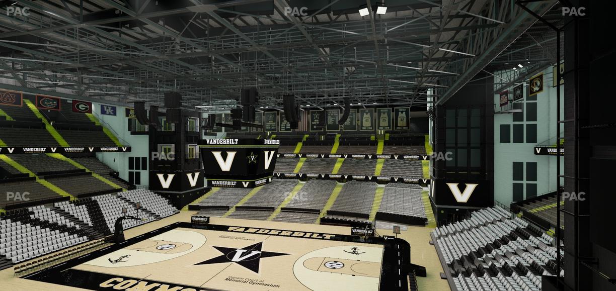 Memorial Gym - Section 3 A Seat View