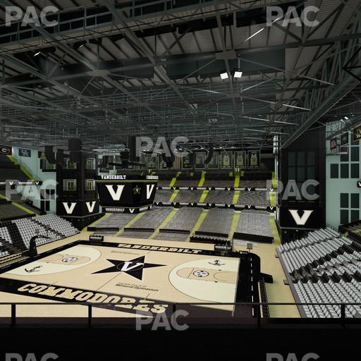 Memorial Gym - Section 3 A Seat View