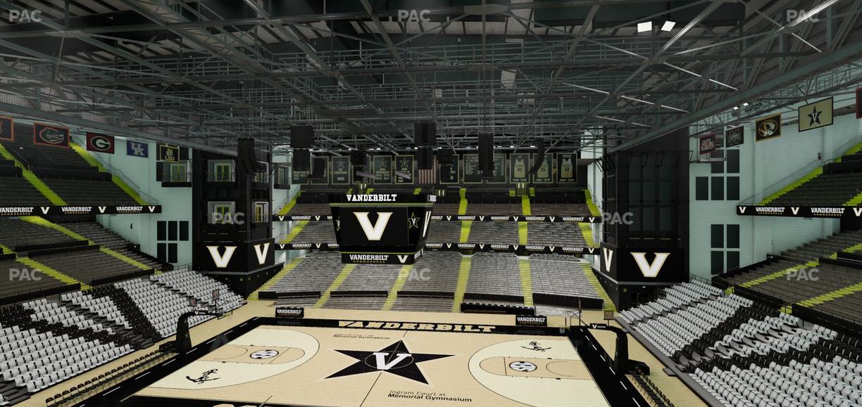 Memorial Gym - Section 3 B Seat View