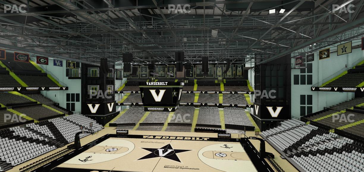 Memorial Gym - Section 3 B Seat View