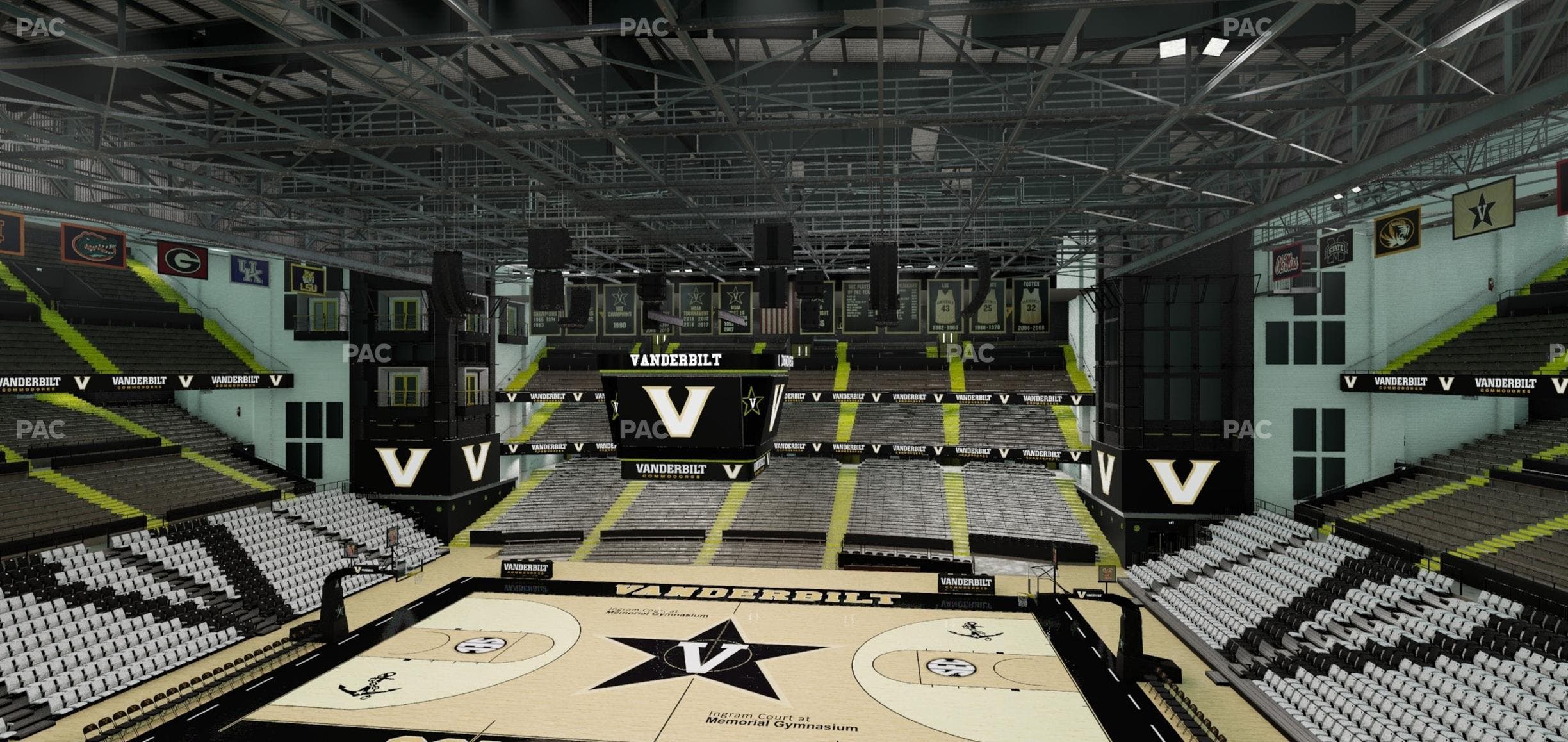 Memorial Gym - Section 3 B Seat View