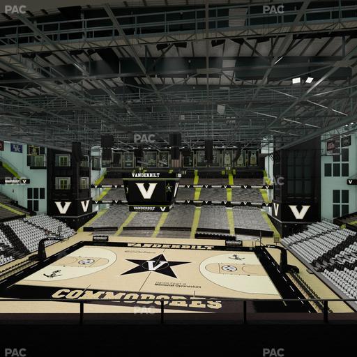 Memorial Gym - Section 3 B Seat View