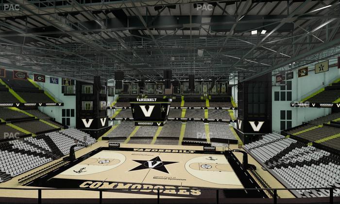 Memorial Gym - Section 3 B Seat View