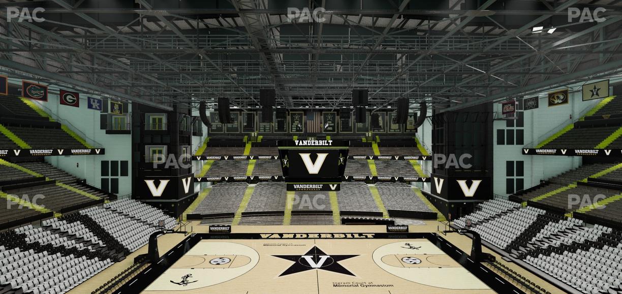 Memorial Gym - Section 3 C Seat View