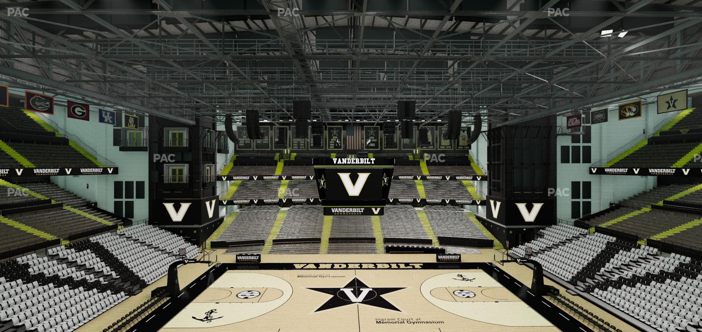 Memorial Gym - Section 3 C Seat View