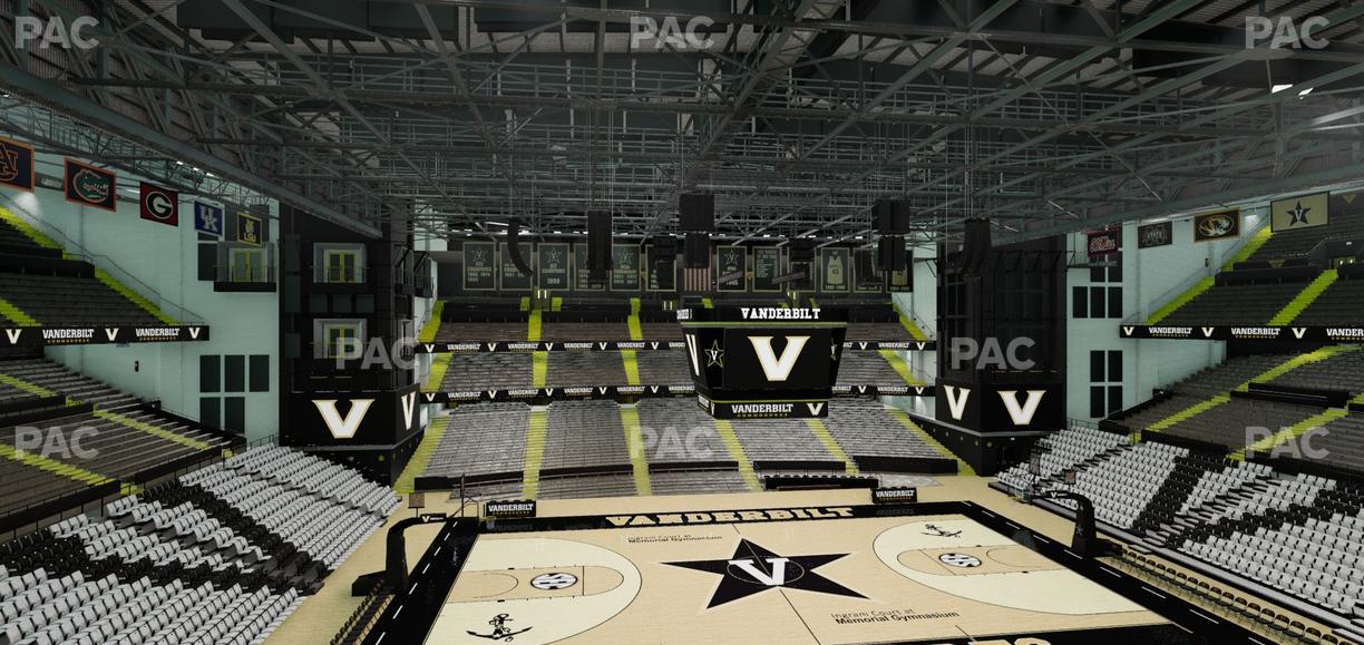 Memorial Gym - Section 3 D Seat View
