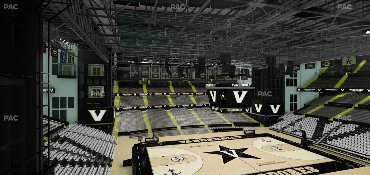 Memorial Gym - Section 3 E Seat View