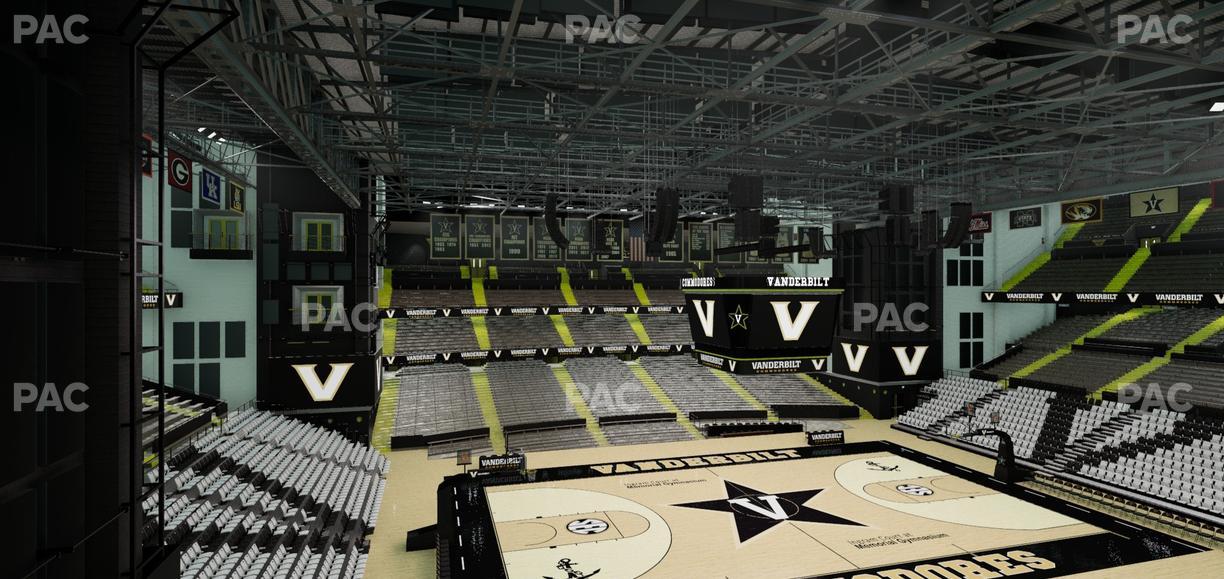 Memorial Gym - Section 3 E Seat View