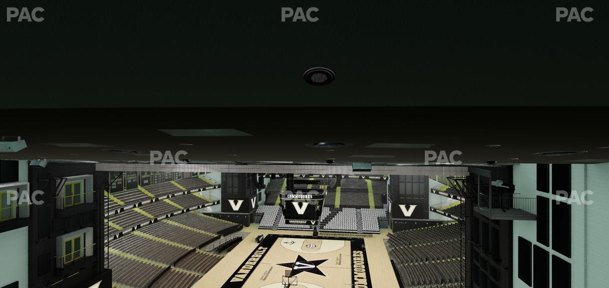 Memorial Gym - Section 3 F Seat View