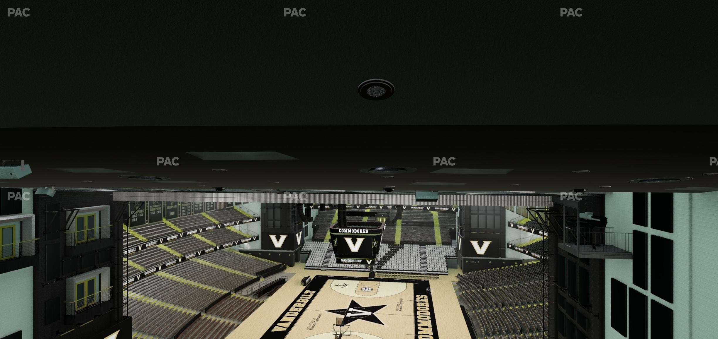 Memorial Gym - Section 3 F Seat View
