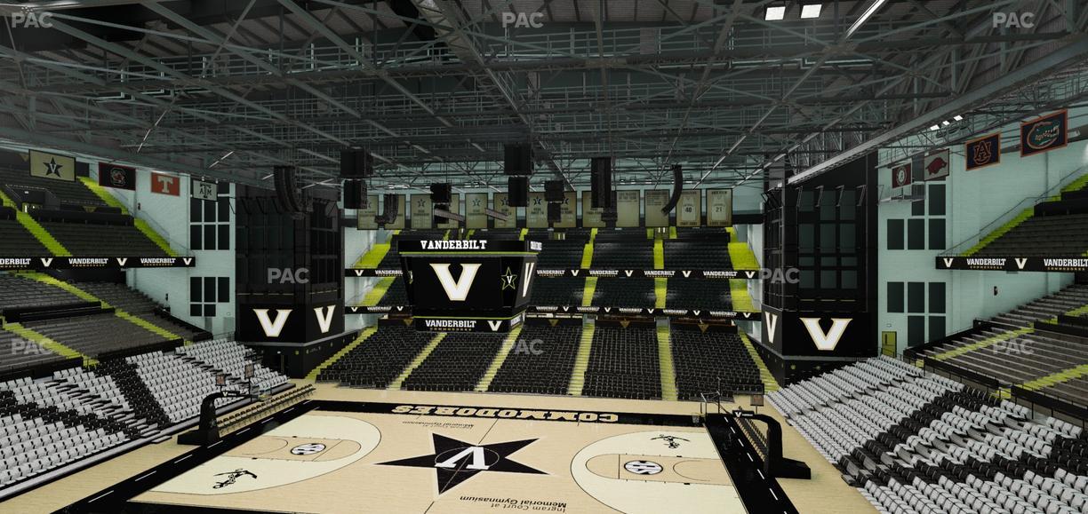 Memorial Gym - Section 3 H Seat View