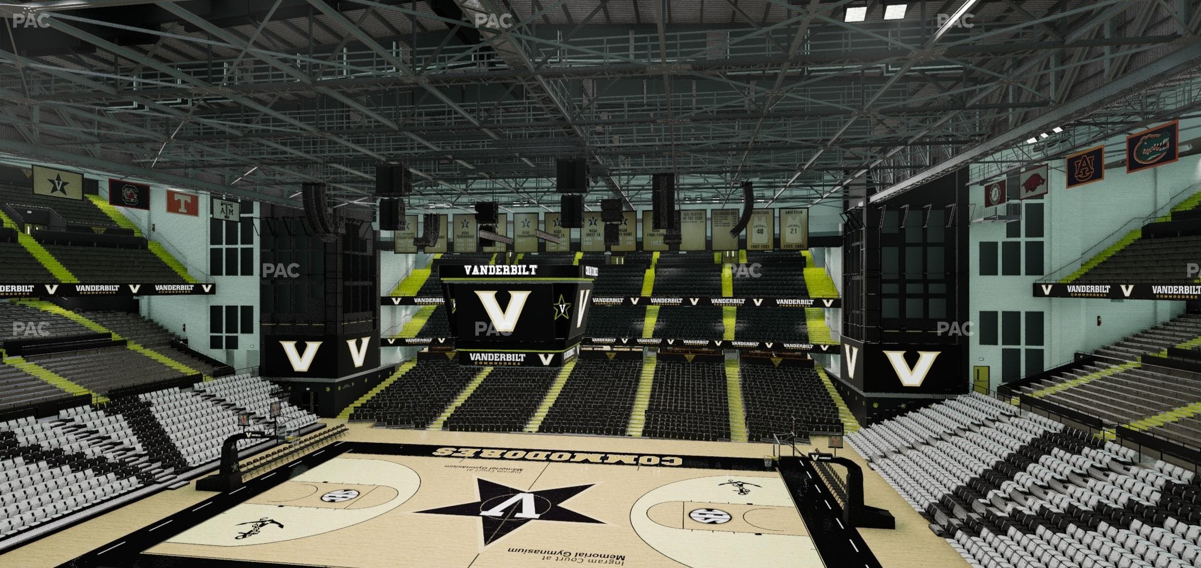 Memorial Gym - Section 3 H Seat View