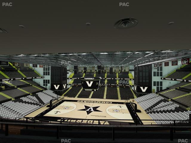 Memorial Gym - Section 3 H Seat View