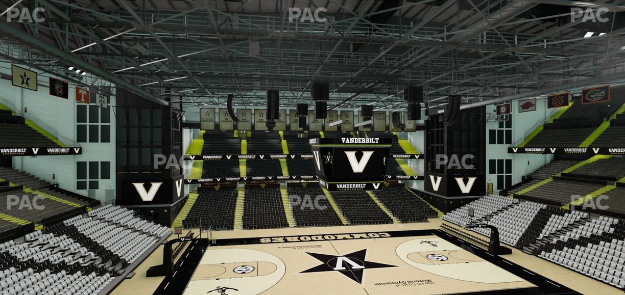 Memorial Gym - Section 3 J Seat View
