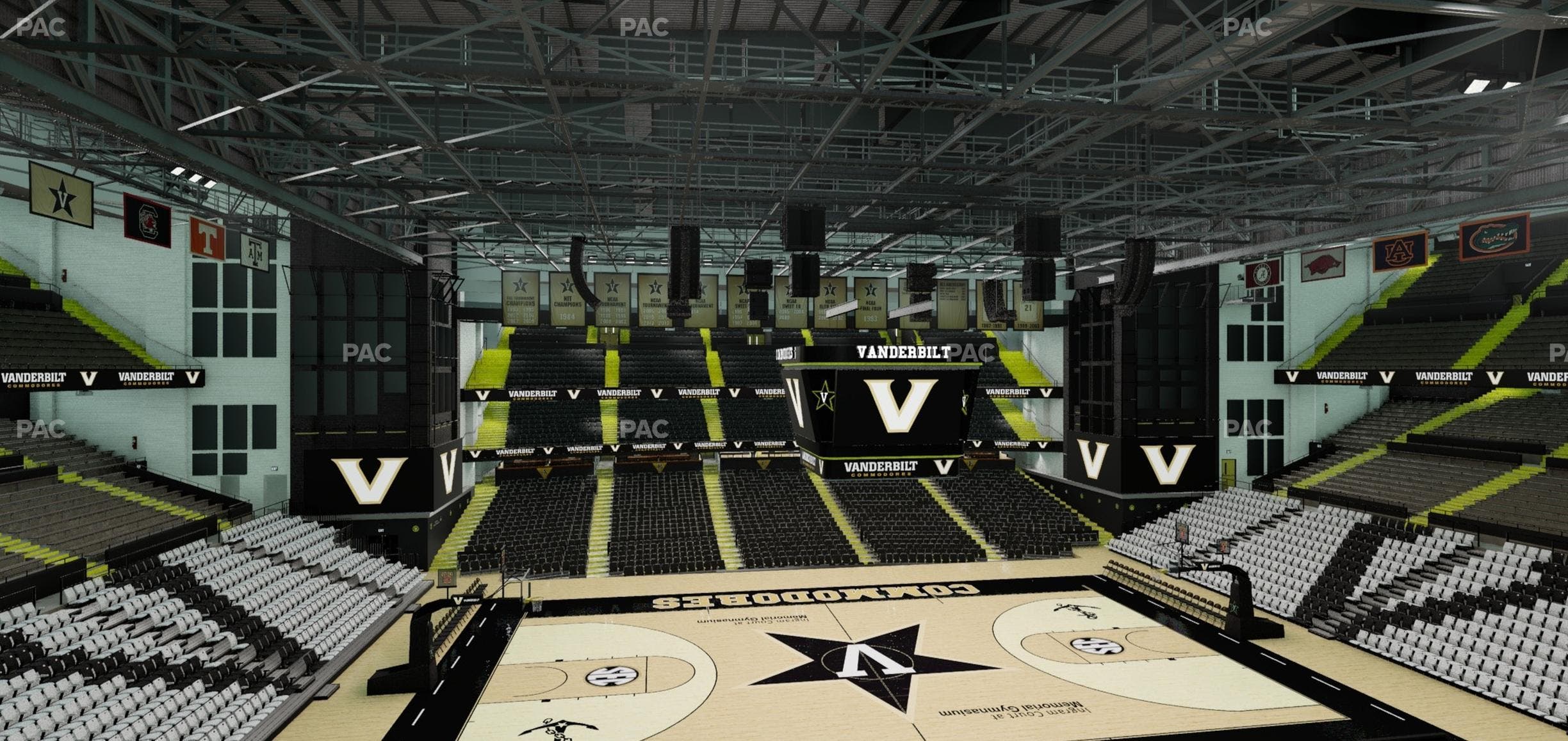 Memorial Gym - Section 3 J Seat View