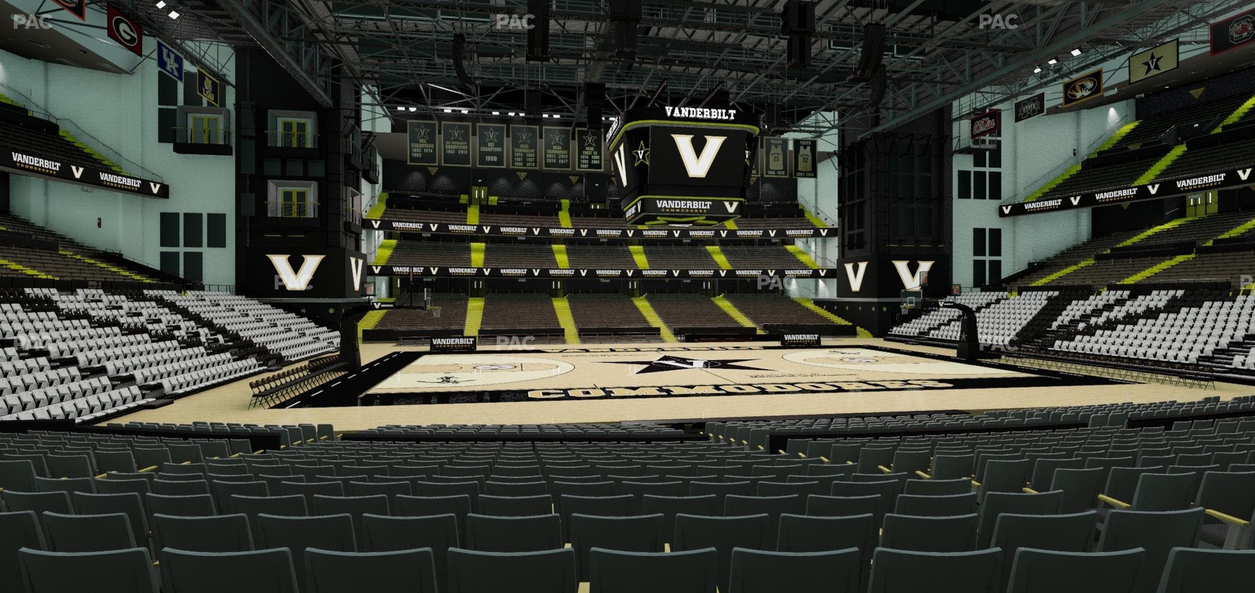 Memorial Gym - Section D Seat View