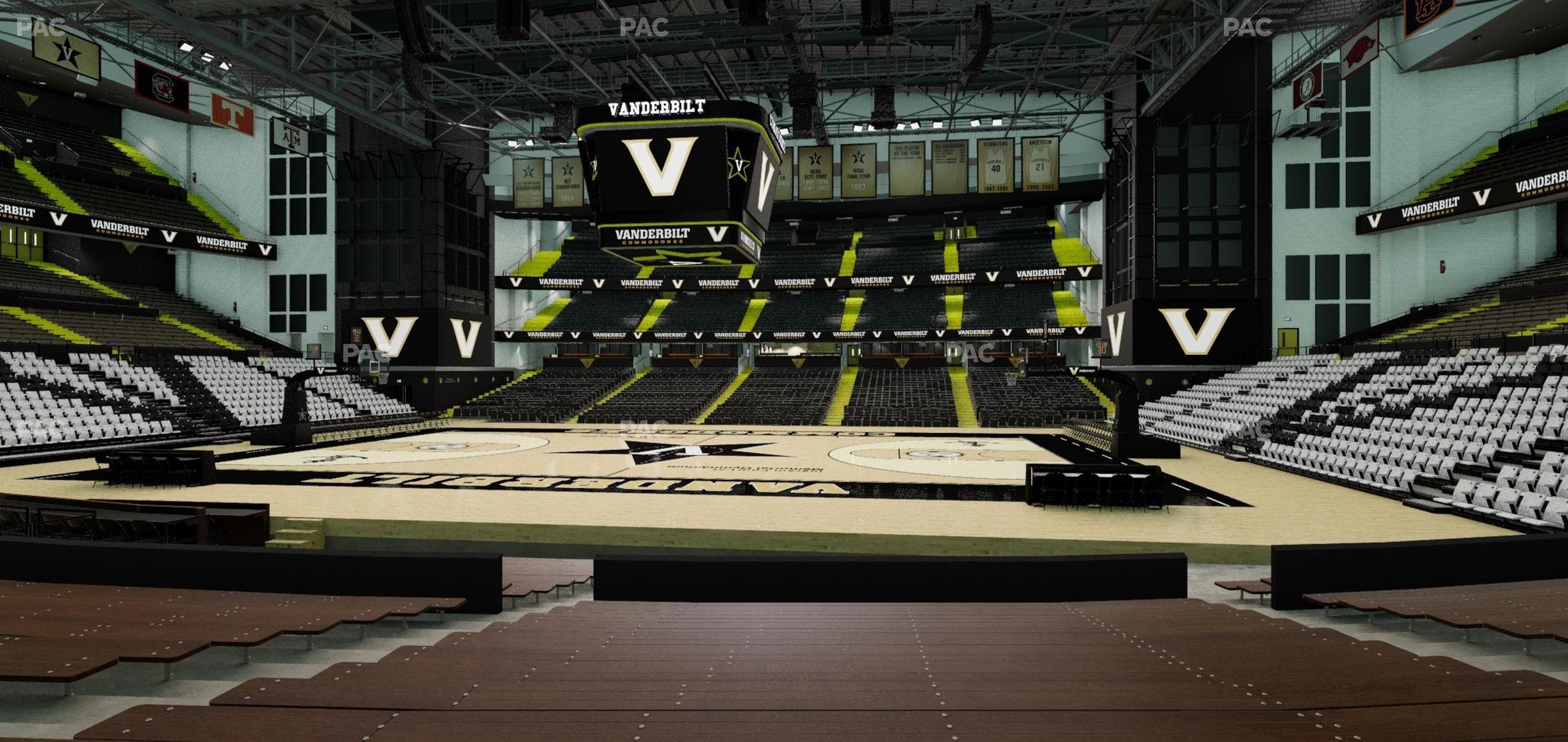 Memorial Gym - Section H Seat View
