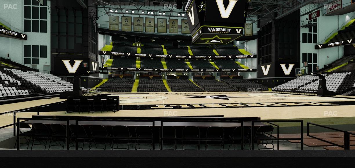 Memorial Gym - Section J Seat View