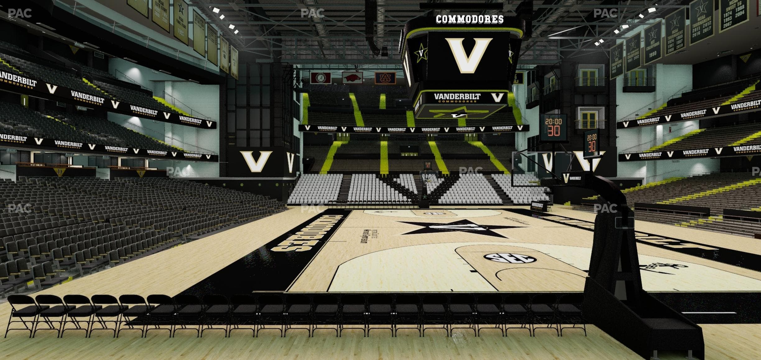 Memorial Gym - Section L Seat View